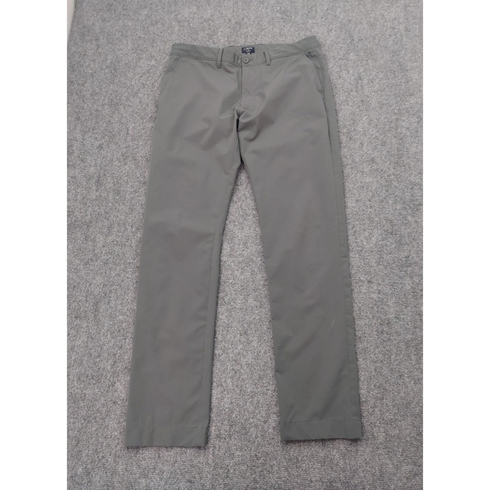 J Crew Flex Golf Pants Mens 32x32 Gray Performance Stretch Chino SLIM Fit